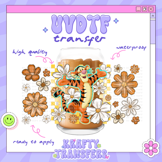 Tiger Spring - 16oz Glass Wrap