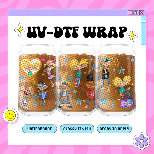 Arnold & Friends 2000s Exclusive - 16oz Glass Wrap