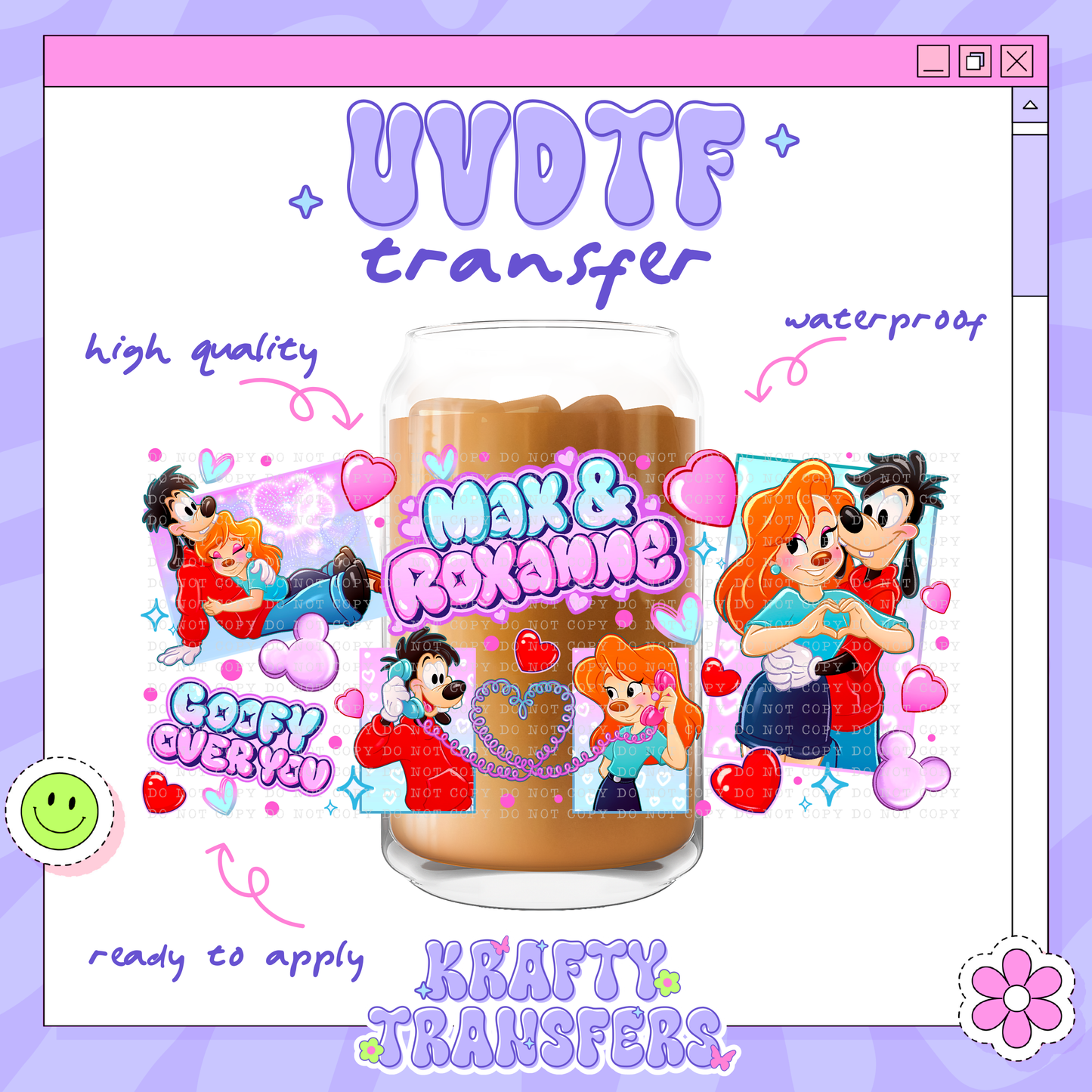 Love Max & Rox - 16oz Glass Wrap