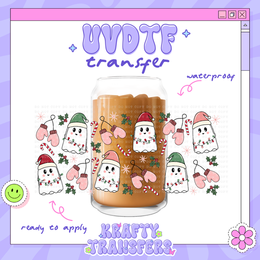 Holiday Ghosties - 16oz Glass Wrap