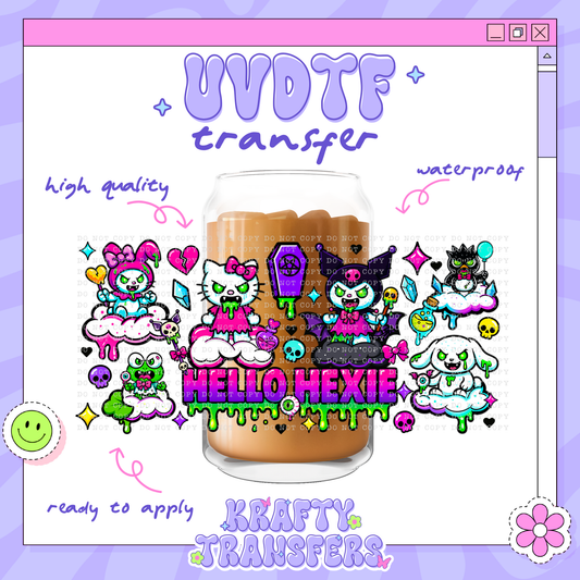 Hello Hexie | #23 | 16oz UVDTF Wrap