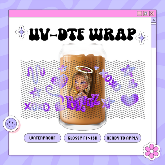 Dollz Yasmin Pink - 16oz Glass Wrap