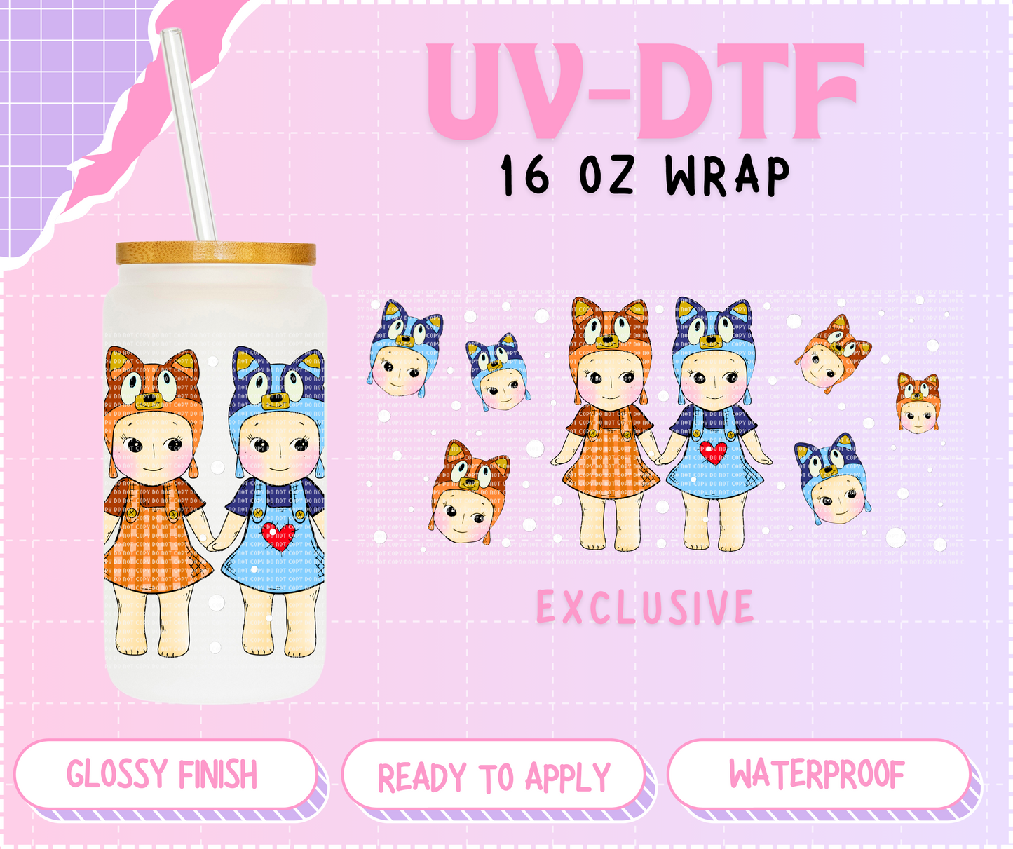 Blue+Baby - 16 Oz UV DTF Wrap