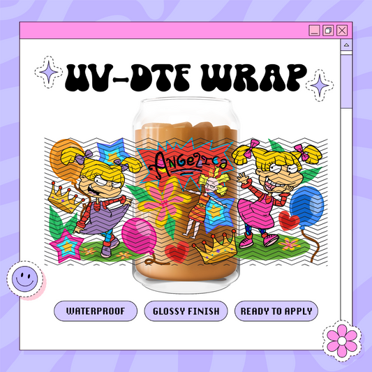 90s Angelica- 16oz Glass Wrap