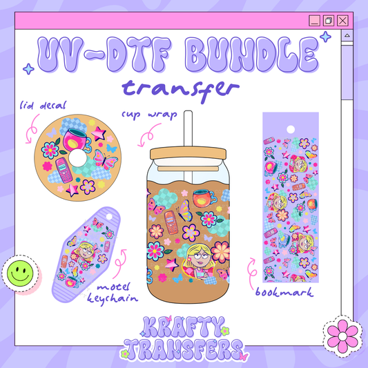 Girly Lizz - UV-DTF Transfer Bundle