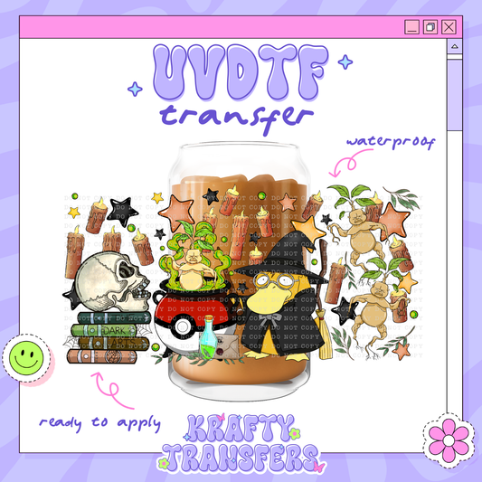 Spooky Poke Halloween - 16oz Glass Wrap