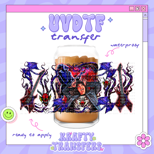 Spooky Eddie Stranger - 16oz Glass Wrap
