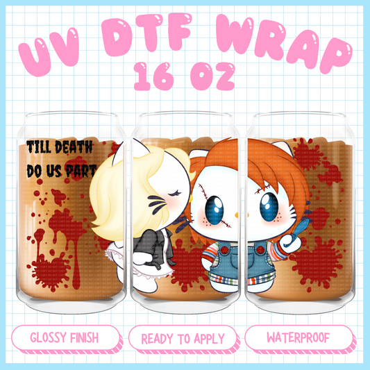 C&T Kawaii Horror - 16 oz UV DTF WRAP