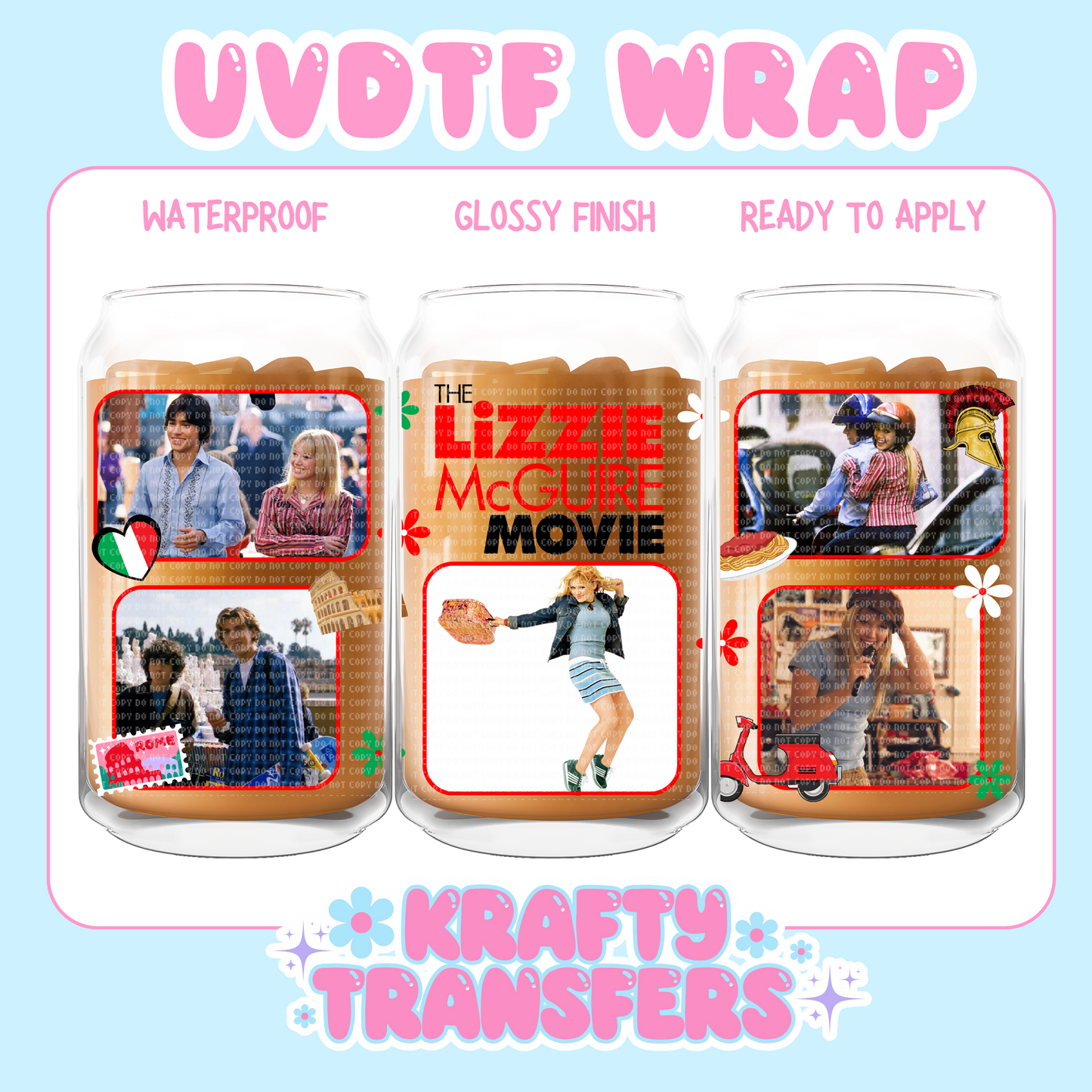 Lizz Rome Exclusive - 16 oz UV DTF WRAP