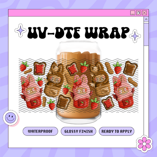 Labubu PB & J - 16oz Glass Wrap