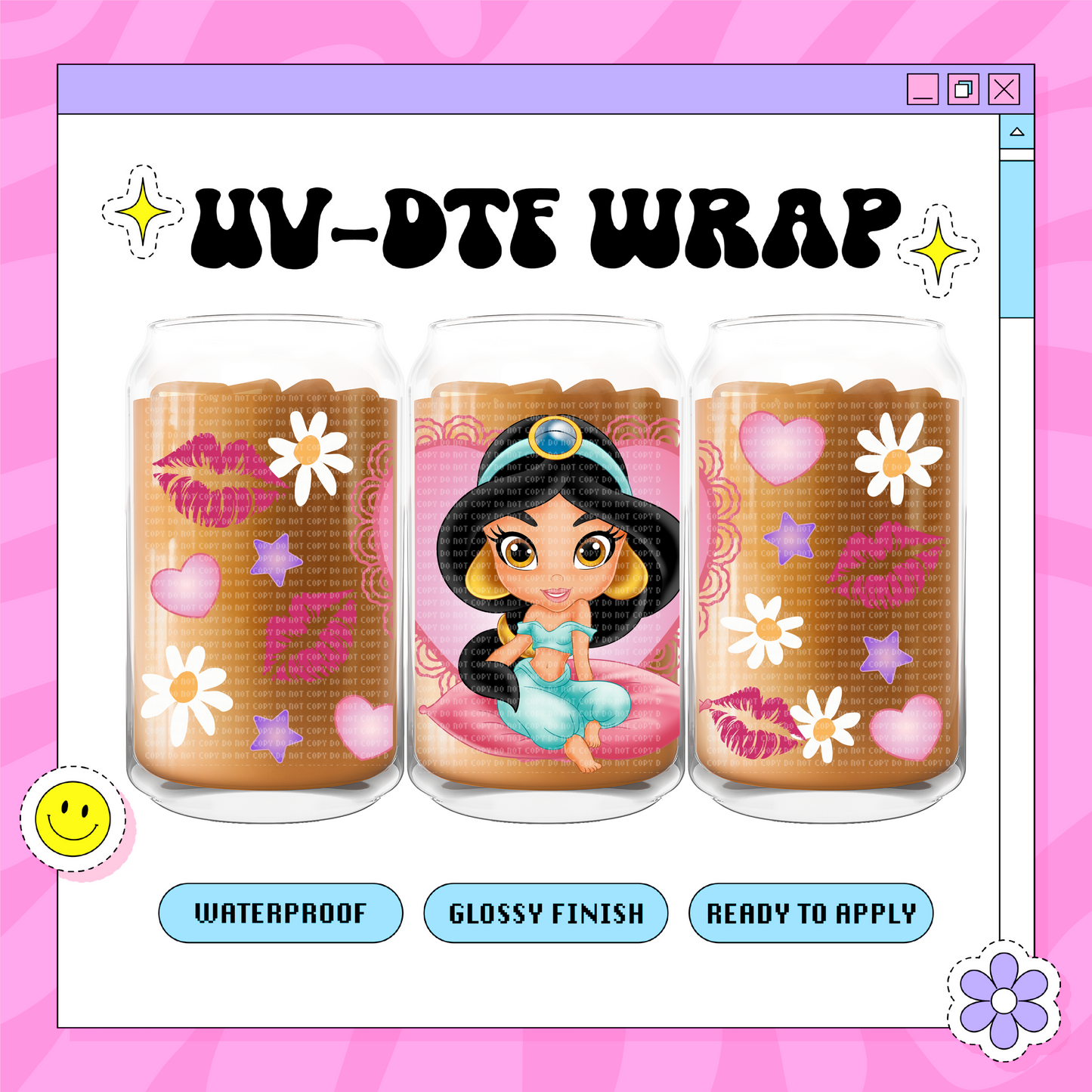 Jas Love - 16oz Glass Wrap