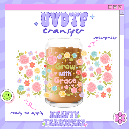 Grow With Grace - 16oz Glass Wrap