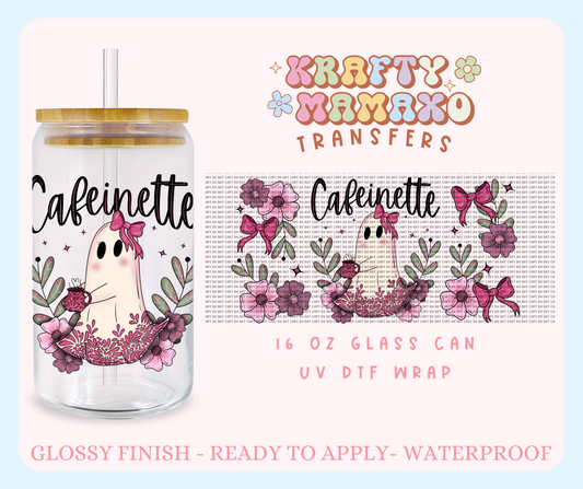 Cafeinette - 16 Oz UV DTF Wrap