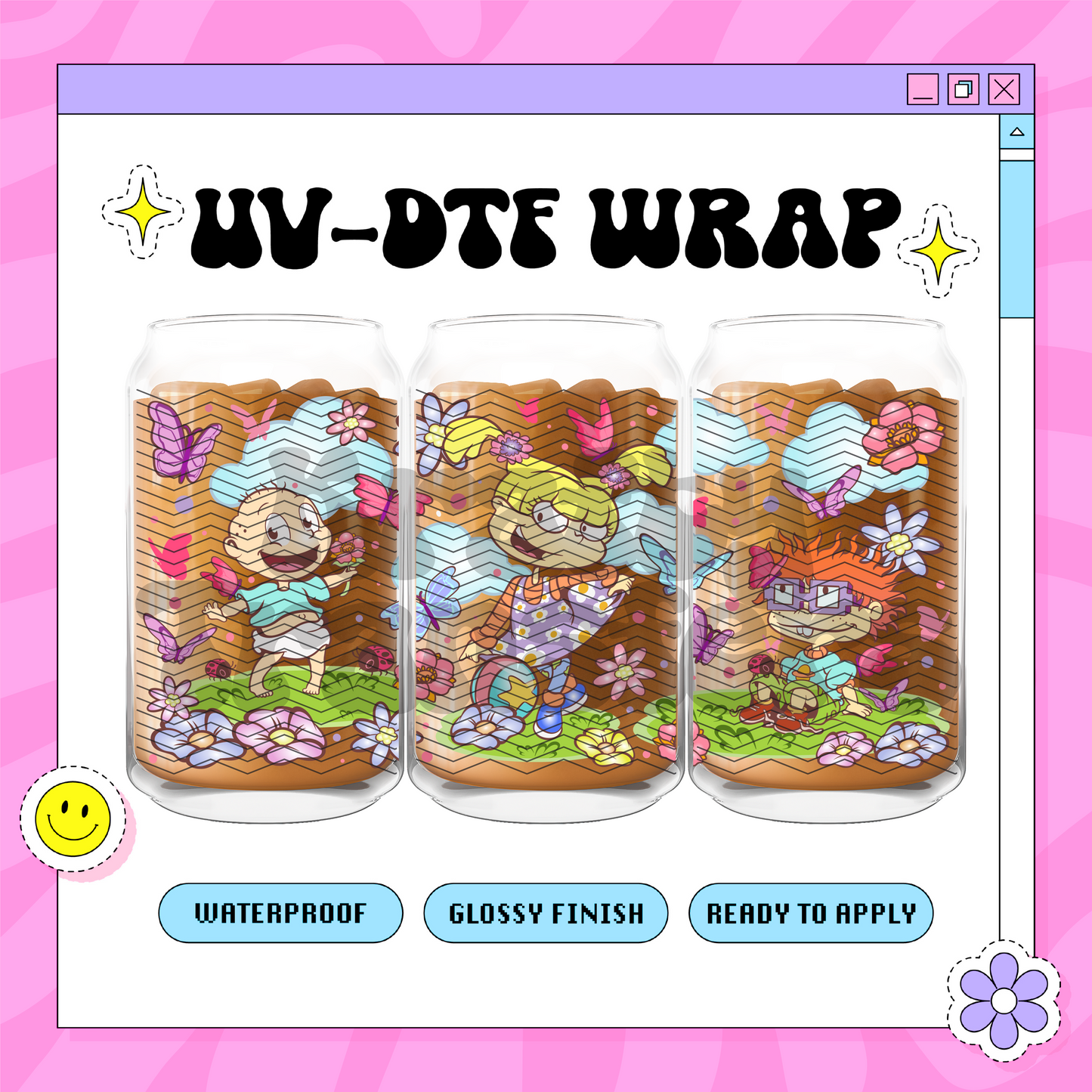 Rugrats Spring - 16oz Glass Wrap