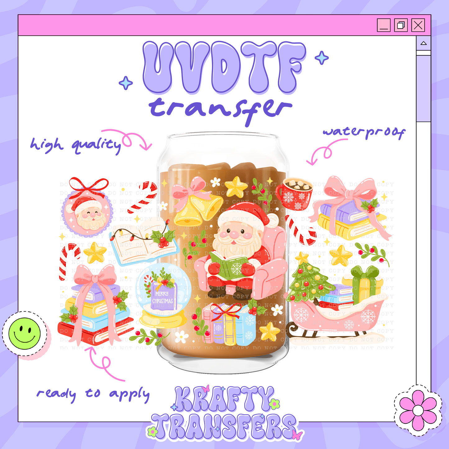 Xmas Night - 16oz Glass Wrap