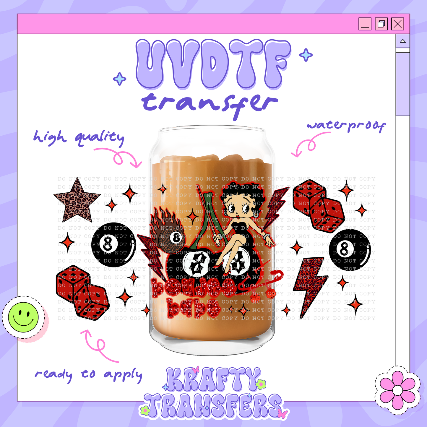 Betty ll Exclusive - 16oz Glass Wrap