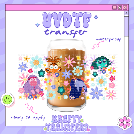 Emotions Flowers - 16oz Glass Wrap