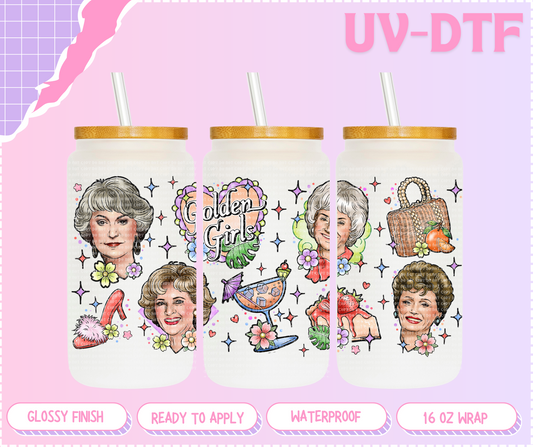 Golden Girls - 16 Oz UV DTF Wrap