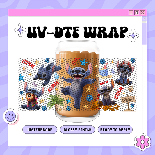 Dis LIVE Alien - 16oz Glass Wrap
