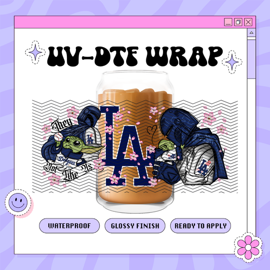 Baseball Galaxy Wars - 16oz Glass Wrap