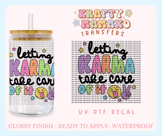 Karma - UV DTF Decal