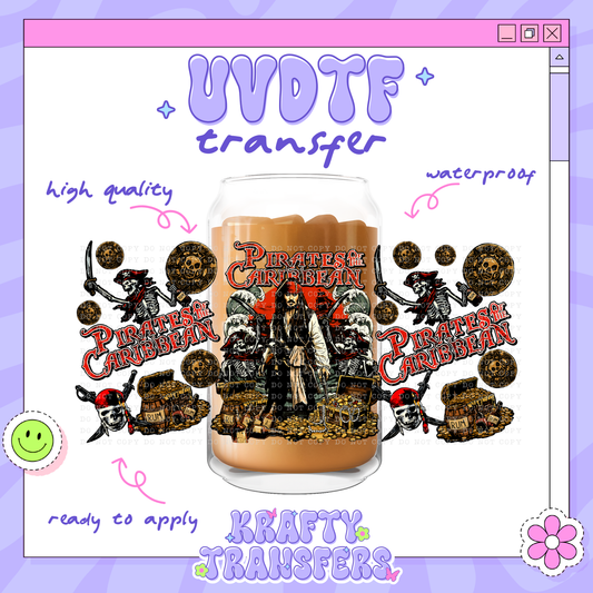 Pirates - 16oz Glass Wrap