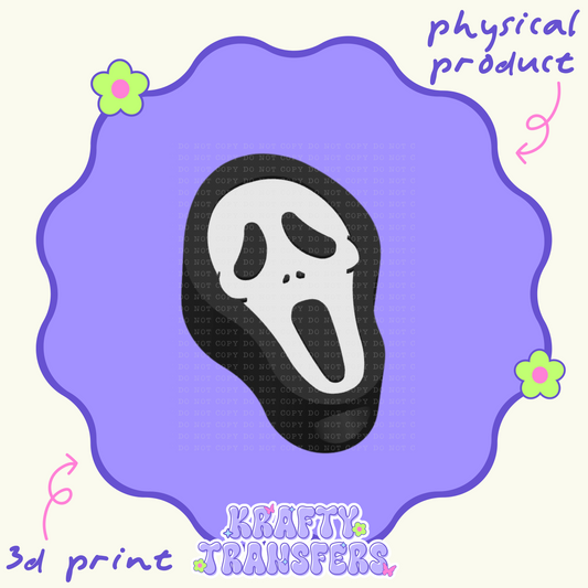 Scream Ghost - 3D Straw Topper