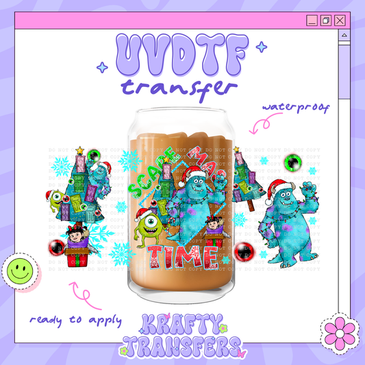 Xmas Monsters - 16oz Glass Wrap
