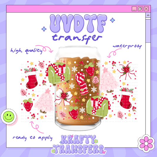 Xmas Vibes - 16oz Glass Wrap