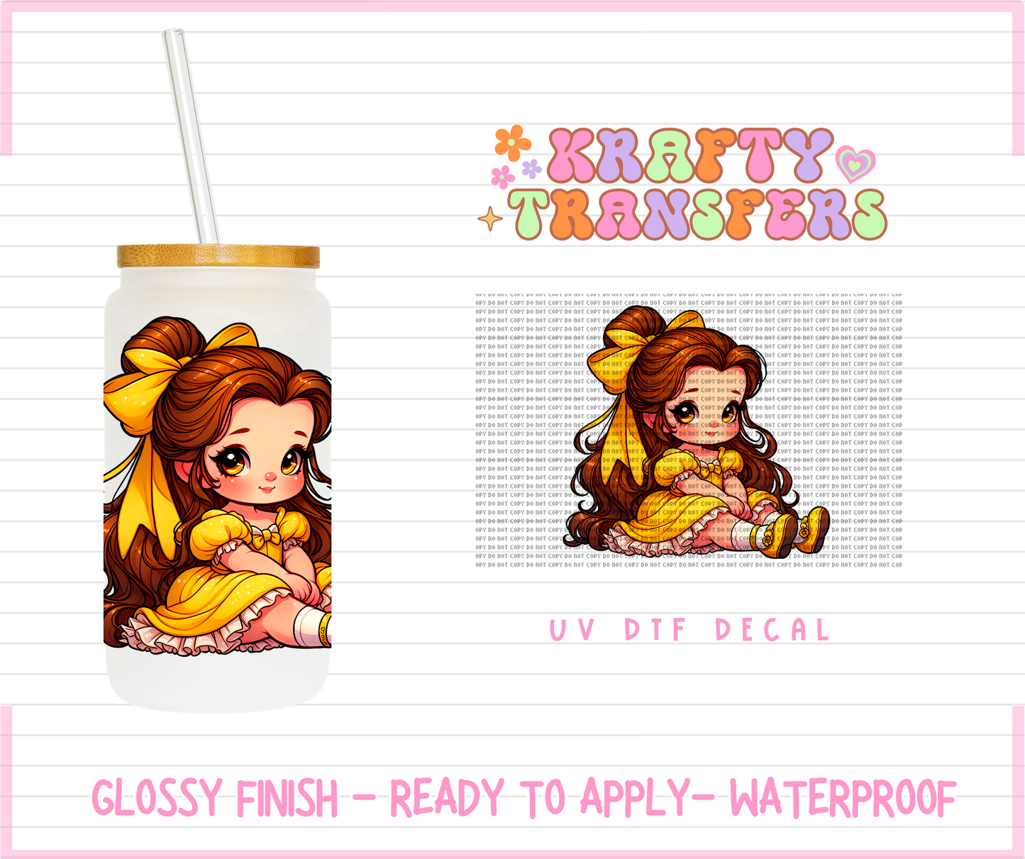 Beauty Baby- UV DTF DECAL