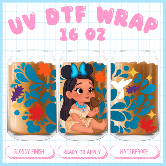 Talavera Poca - 16 oz UV DTF WRAP