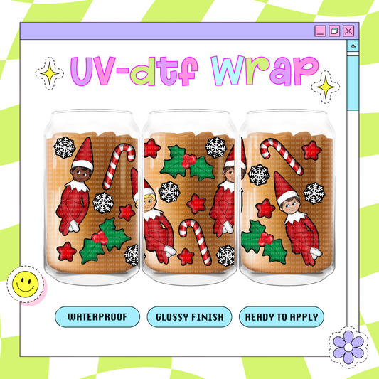 Cute Elf’s Boys - 16 oz Glass Wrap