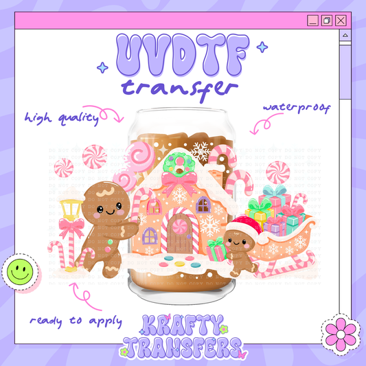 Gingy’s Jolly Cottage - 16oz Glass Wrap