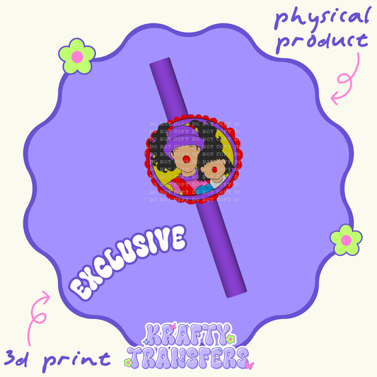 Comfy Girl & Molly EXCLUSIVE - 3D Straw Topper
