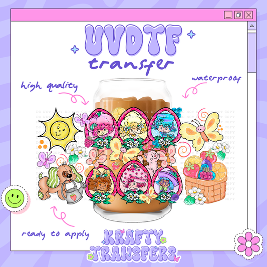 Strawberry Spring - 16oz Glass Wrap