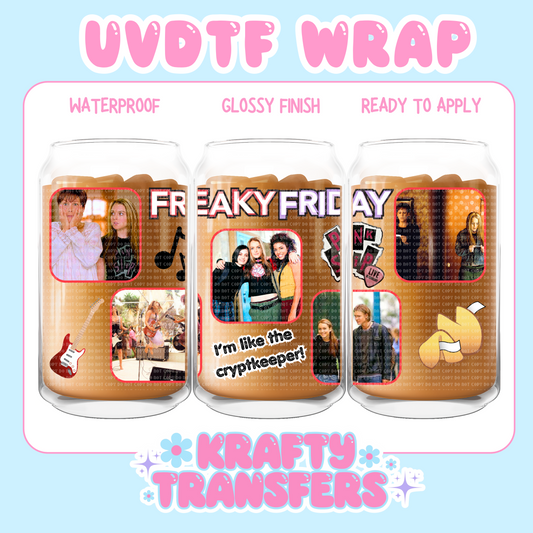 Freaky Friday Y2K Exclusive - 16 oz UV DTF WRAP