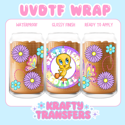 Cutie Bird - 16 oz UV DTF WRAP