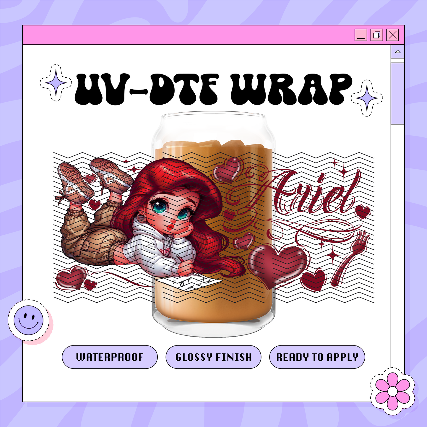 Dis Ariel 2000s - 16oz Glass Wrap