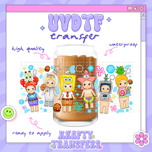 Sonny Sponge & Friends | #10 | 16oz UVDTF Wrap