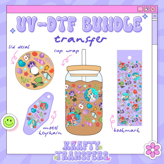 Ariel & Alice - UV-DTF Transfer Bundle