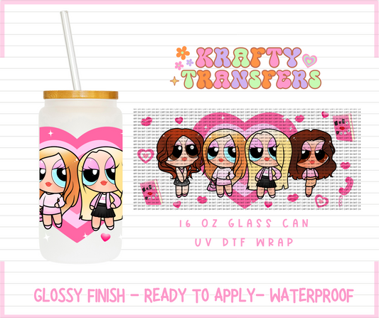 Mean Puff Girls  EXCLUSIVE - 16 Oz UV DTF Wrap