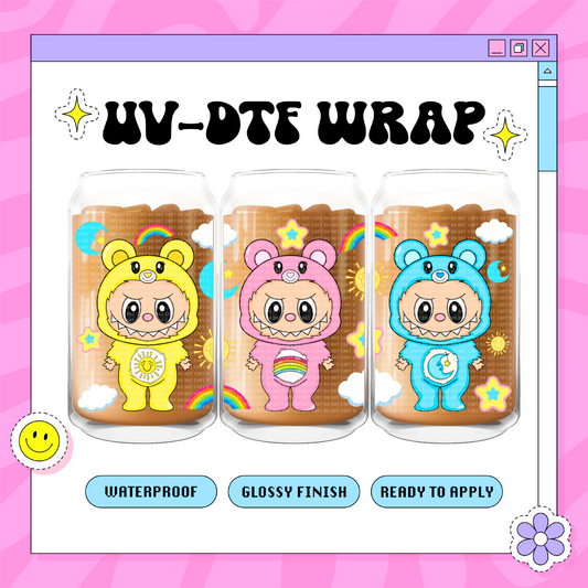 Labubu Bears Exclusive - 16oz Glass Wrap