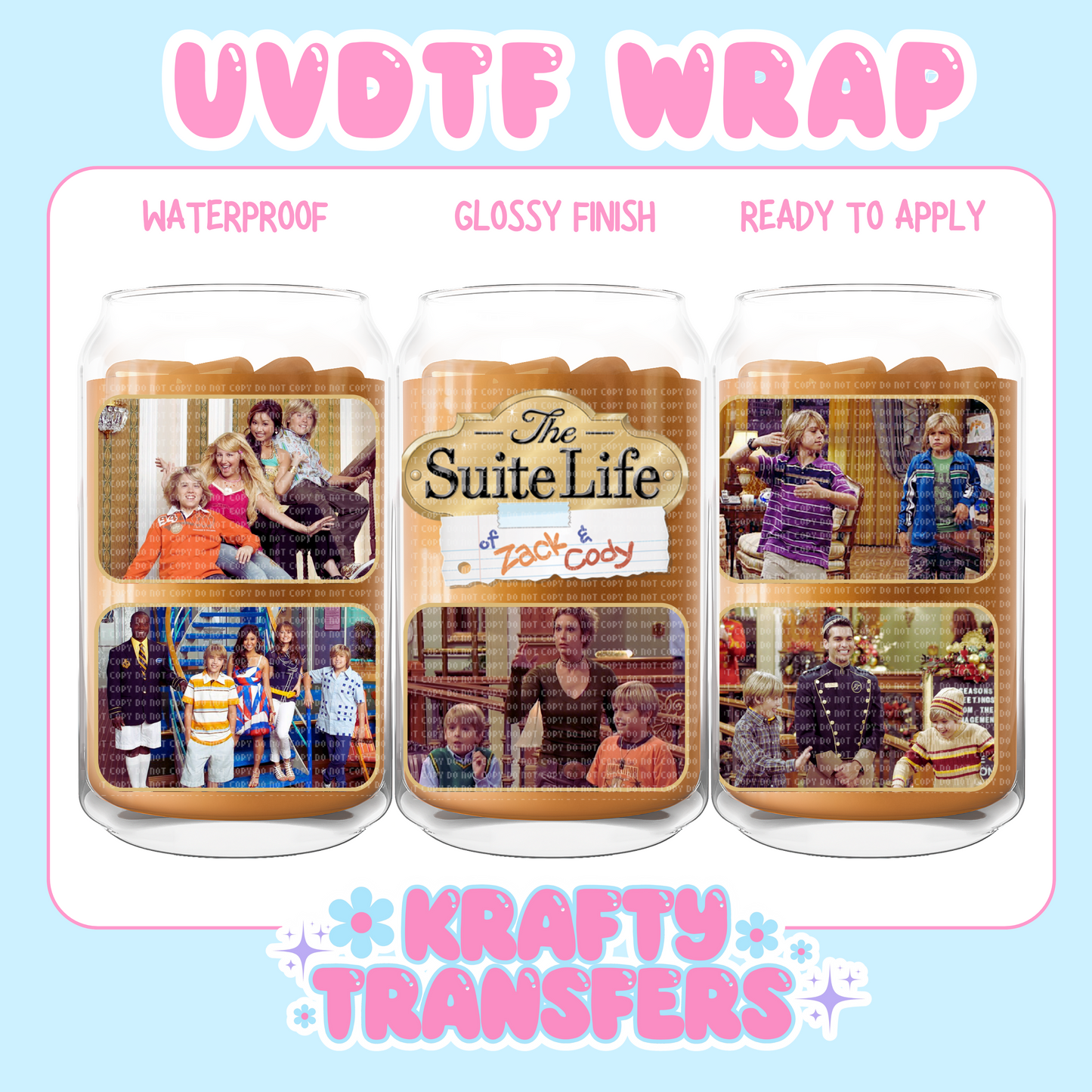 Suite Life Exclusive - 16 oz UV DTF WRAP