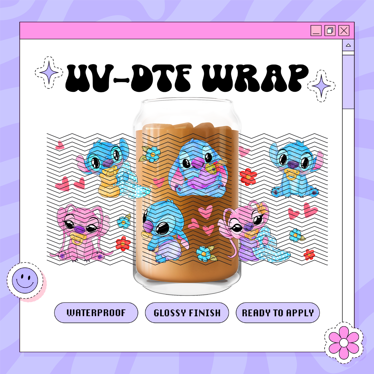 Dis Baby Alien - 16oz Glass Wrap