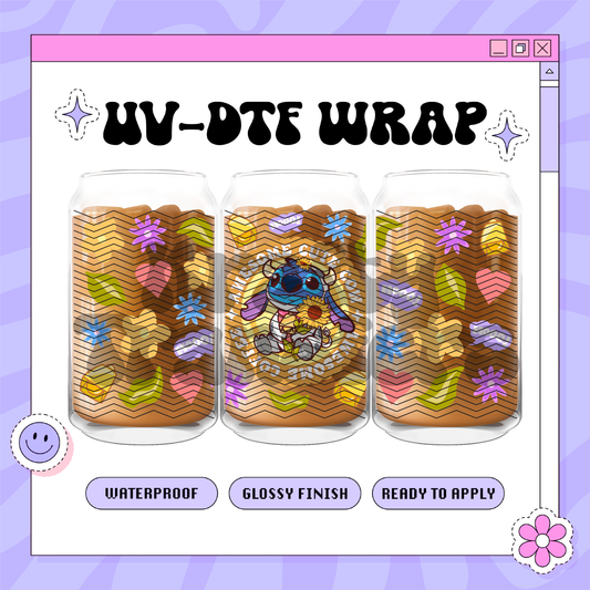 Alien Cow Spring Dis - 16oz Glass Wrap