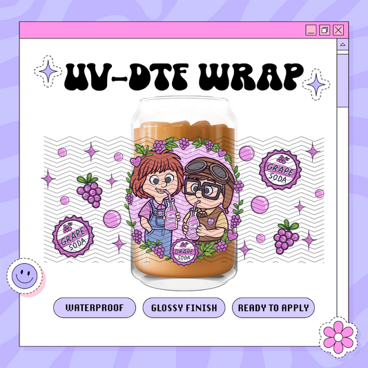 Dis Grape Love - 16oz Glass Wrap