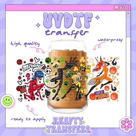 Ladybug & Friends - 16oz Glass Wrap