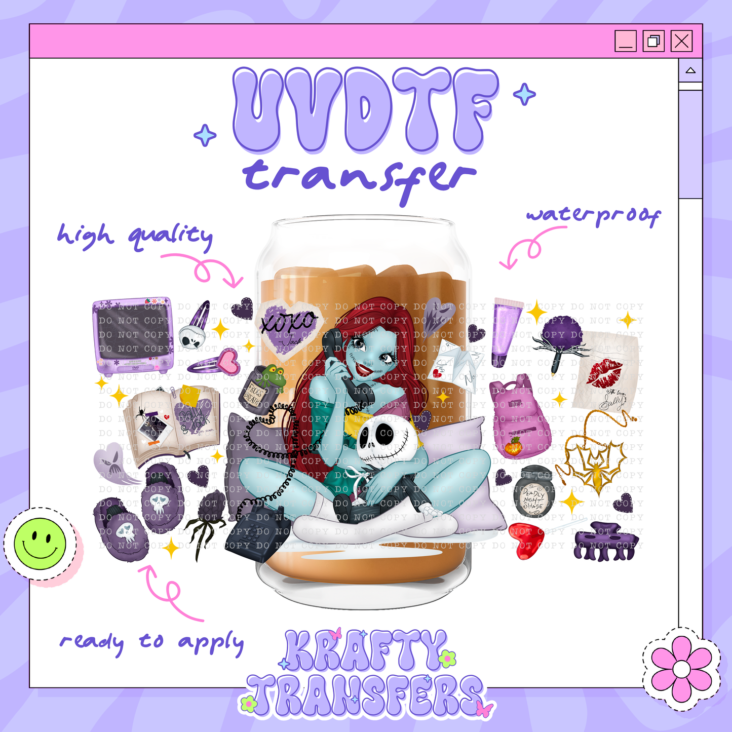 Slumber Sally - 16oz Glass Wrap