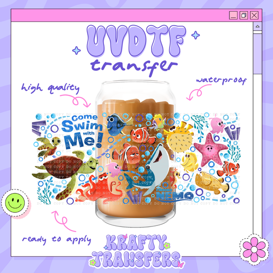 Nemo & Friends - 16oz Glass Wrap