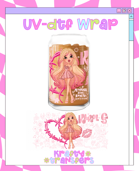 Bichota Dollz - 16 oz Glass Wrap